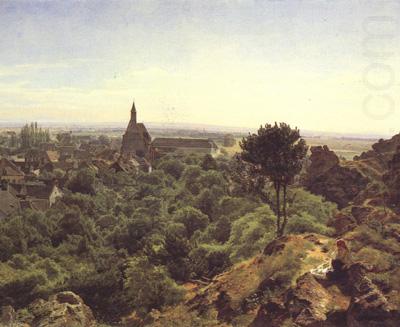 Waldmuller View of Modling (nn02), Ferdinand Georg Waldmuller